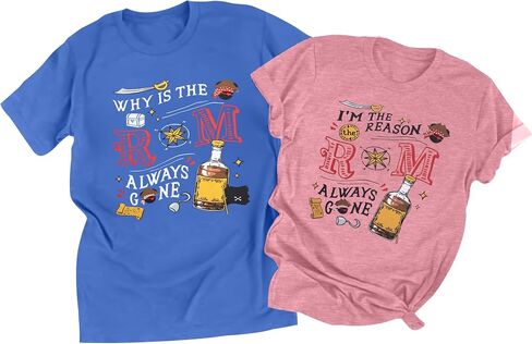 القمصان الرحلية النساء يو هو يو هو حياة القراصنة بالنسبة لي قميص القراصنة Tshirt رحلة العائلة TEE TOP in Saudi Arabia