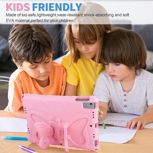 لـ iPad mini 6 Case for Kids Girls 8.3 Inch 2021 مع حامل قلم رصاص شاشة 360 ° دوار الحبل الشحلي الغطاء اللوحي الواقي لـ iPad mini الجيل السادس in Kuwait