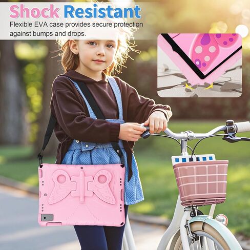 لـ iPad mini 6 Case for Kids Girls 8.3 Inch 2021 مع حامل قلم رصاص شاشة 360 ° دوار الحبل الشحلي الغطاء اللوحي الواقي لـ iPad mini الجيل السادس in Kuwait