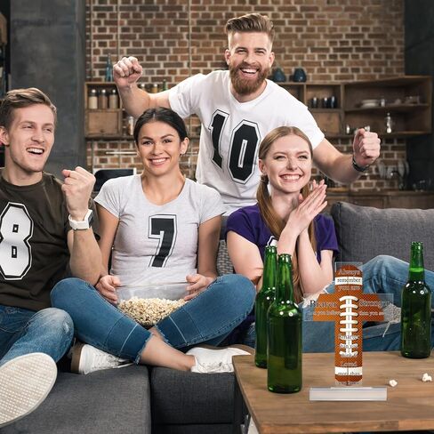 Seeloowy الاكريليك كرة القدم الصليب الهدايا اكسسوارات كرة القدم للرجال ملهمة كرة القدم الصليب الهدايا مع آية الكتاب المقدس كرة القدم هدايا الكتاب الديني لمحبي لاعبي كرة القدم in Kuwait