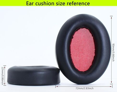 Replacement Ear Pads Compatible with 1MORE SonoFlow/SonoFlow SE/SonoFlow Pro Headphones. Soft Protein Leather and Memory Foam Filling Make Replacement Ear Pads for Repair Accessories (Blue) in Saudi Arabia