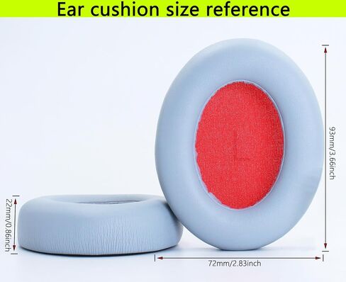 Replacement Ear Pads Compatible with 1MORE SonoFlow/SonoFlow SE/SonoFlow Pro Headphones. Soft Protein Leather and Memory Foam Filling Make Replacement Ear Pads for Repair Accessories (Blue) in Saudi Arabia