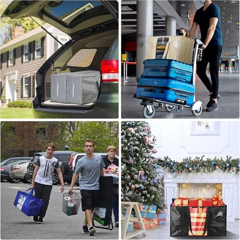 BALEINE 6-Pack Oversized Moving Bags with Reinforced Handles, Heavy-Duty Storage Tote for Clothes, Moving Supplies (Royal Blue, 6-Pack) in Saudi Arabia
