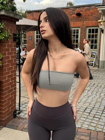 voyjoy نساء bandeau bra bra wireless pated sports bra tube top seacless stready stretcy bralette in Kuwait