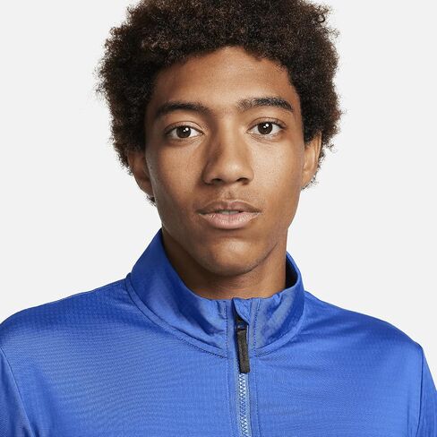 Nike Victory Men Men Dri-Fit 1/2-Zip Top (Light Smoke Gray/Black ، FD5837-077) حجم كبير in Kuwait
