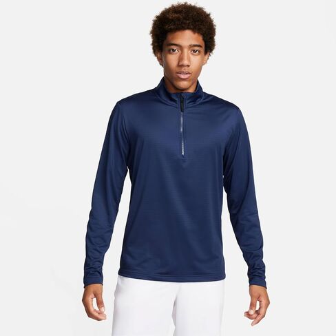 Nike Victory Men Men Dri-Fit 1/2-Zip Top (Light Smoke Gray/Black ، FD5837-077) حجم كبير in Kuwait