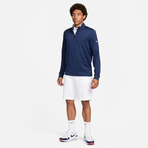 Nike Victory Men Men Dri-Fit 1/2-Zip Top (Light Smoke Gray/Black ، FD5837-077) حجم كبير in Kuwait