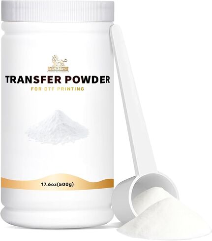 DTF Hot Melt Powder 35.2oz/1000g - High Purity Transfer Adhesive Powder for DTF Printing, Strong Bonding for T-Shirt & Fabric Printing in Kuwait