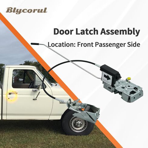 جانب السائق الأمامي لتجميع المزلاج الباب ، متوافق مع 1992-1997 Ford F150 F250 F350 Bronco ، يحل محل F4TZ15219A65A in Kuwait