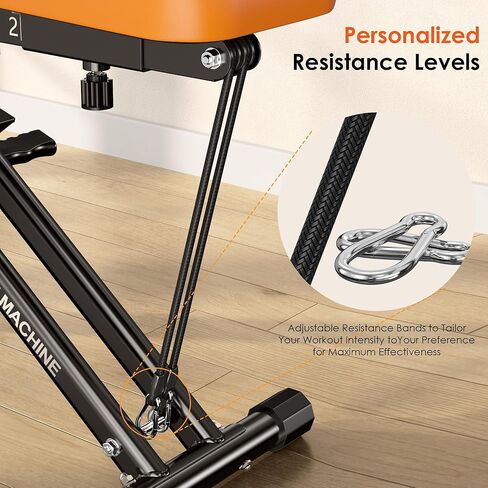 SogesGame Squat Machine for Home, 2 in 1 Squat Rowing Machine, Foldable Leg Training Machine, Squat Trainer for Glutes & Legs Workout in Kuwait