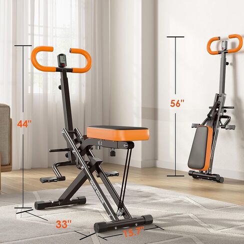 SogesGame Squat Machine for Home, 2 in 1 Squat Rowing Machine, Foldable Leg Training Machine, Squat Trainer for Glutes & Legs Workout in Kuwait