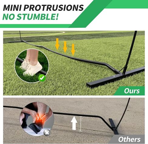 شبكة كرة طائرة، شبكة تدريب للكرة الطائرة بطول 12 قدمًا مع كرة طائرة من البولي يوريثان، شبكة تدريب قائمة بذاتها بـ 5 ارتفاعات قابلة للتعديل ومستقرة للغاية للفناء الخلفي في الهواء الطلق مع حقيبة رمل وأوتاد وحقيبة حمل in Kuwait