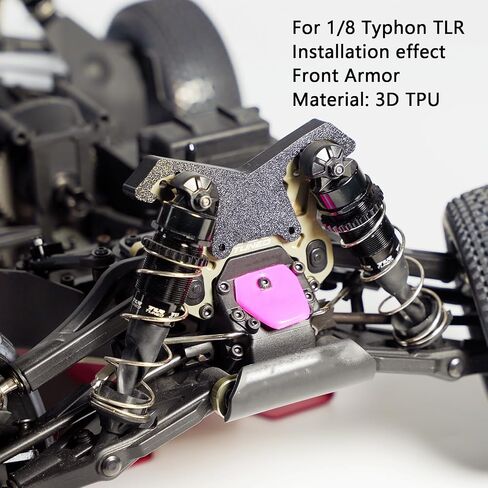 Titanium Alloy Shock Cap Protector for Arrma 1/8 Typhon 6S, 2MM Thick Durable Guards Anti-Collision Cap 6S AR330492, TC4 Alloy RC Shock Cap Protector & Shock Standoff Upgrades Parts in Kuwait