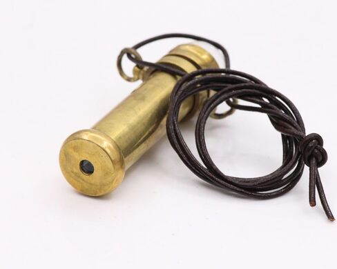 RII Brass Teleidoscope/Kaleidoscope Pandent with leather Cord Necklace, Etched Mandala Pattern Locket, Pocket Scope -A unique Gift for Loved Ones in Saudi Arabia