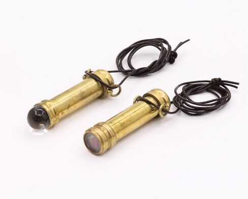 RII Brass Teleidoscope/Kaleidoscope Pandent with leather Cord Necklace, Etched Mandala Pattern Locket, Pocket Scope -A unique Gift for Loved Ones in Saudi Arabia