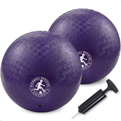 10 Inch Dodgeball Balls Playground Ball Kickball, Dodge Balls for Kids, Kickballs Handball for Indoor Outdoor Games Four Square Balls, Includes Pump in Kuwait