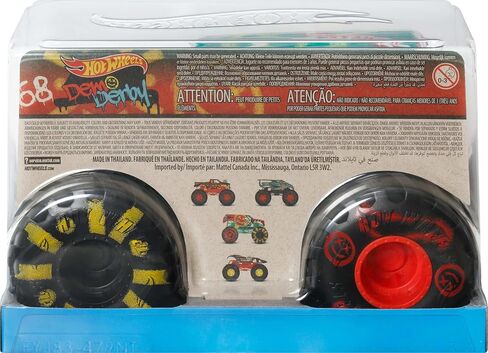 Hot Wheels Monster Trucks, Oversized Monster Truck, 1:24 Scale Die-Cast Toy Truck with Giant Wheels and Cool Designs in Saudi Arabia