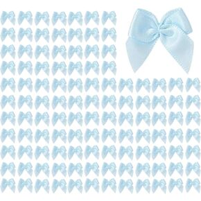 100 PCS Mini Pink Dows ، 1 بوصة من أقواس الشريط الساتان للحرف اليدوية ، والخياطة DIY ، وحفل الزفاف ، وزينة الحفلات ، ولف الهدايا ، وملحقات الشعر والإرشاد in Kuwait