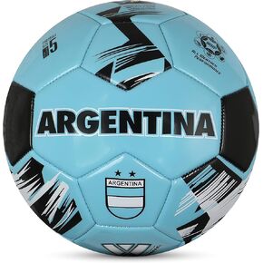 كرات المنتخب الوطني لكرة القدم فيزاري | جلد صناعي ومطاط متين، ثلاثة أحجام، تسع كرات ريفية - ارفع مستوى لعبك مع تمثيل الفريق المميز in Kuwait