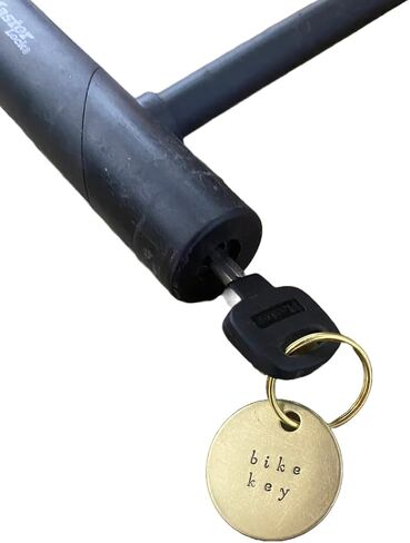 Metal Key Labels - Keychain Identifier Tags with Keyrings - Key Organization - Key ID fobs - 100% Brass, Hand Stamped Engraved - House, Shed, Gate, Pool, Closet, Locker, Safe, Truck (home) in Kuwait