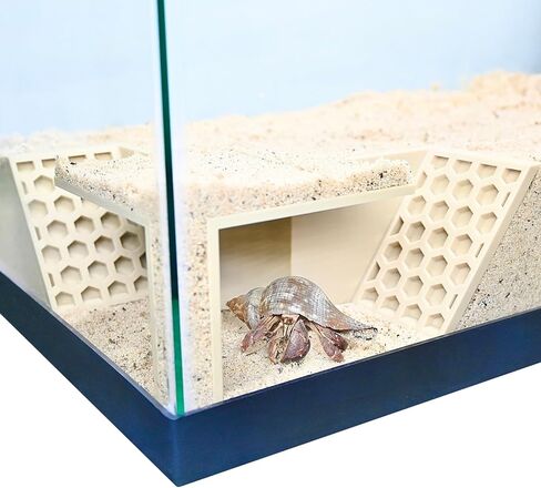 Hermit Crab Underground Tunnel Cave Corner | Hermit Crab Climbing Tank Decor Hide | Hermit Crab Decoration Accessories Supplies Toys Ornaments in Saudi Arabia