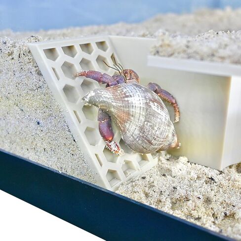 Hermit Crab Underground Tunnel Cave Corner | Hermit Crab Climbing Tank Decor Hide | Hermit Crab Decoration Accessories Supplies Toys Ornaments in Saudi Arabia