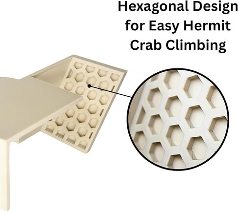Hermit Crab Underground Tunnel Cave Corner | Hermit Crab Climbing Tank Decor Hide | Hermit Crab Decoration Accessories Supplies Toys Ornaments in Saudi Arabia