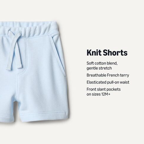Amazon Essentials X Sofia Grainge Toddlers and Baby Boys 'Prow On Knit Shorts ، حزمة 2 in Kuwait