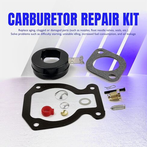 398453 مجموعة Rebuild Kit Carburetor متوافقة مع Johnson Evinrude OMC Outboard ، Ohnson Evinrude OMC 3HP 4HP 4.5HP 5HP 6HP in Saudi Arabia