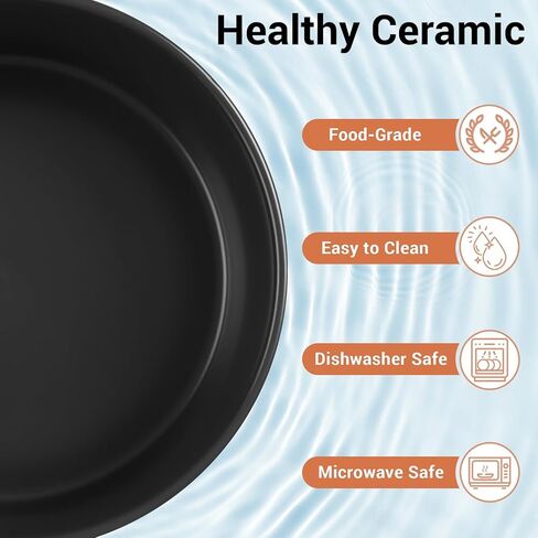 Elevated Dog Bowls, Ceramic Raised Dog Bowl Set with Anti-Slip and Non-Tip Metal Stand, 2 Pack Pet Food and Water Feeding Bowls for Small and Medium Dogs (White,7.6 Cups) in Kuwait