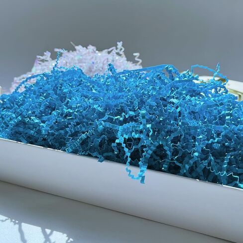 MARSROAM Navy Blue Crinkle Paper Shred Filler 1 LB for Gift Wrapping Birthdays Weddings Anniversaries Valentines Day Party Decorations in Kuwait