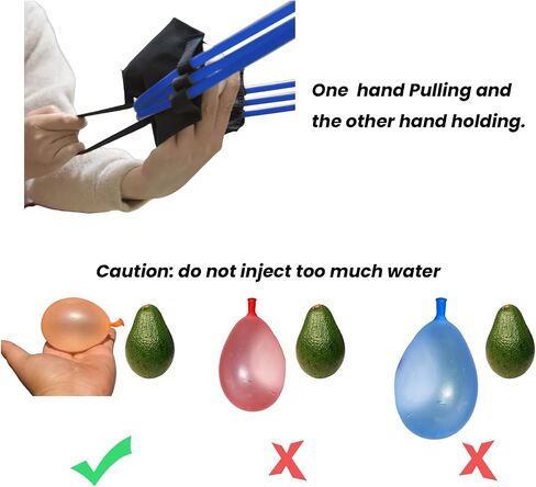 Water balloon launcher slingshot water cannon Adjustable for adult heavy duty human slingshot kit Potato launcher catapult Real 300 Yard and rocket launcher(Balloons not include) 2025 Upgraded in Saudi Arabia