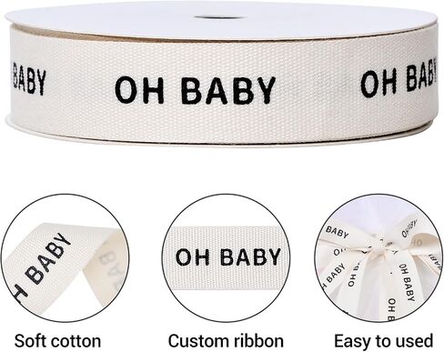 Cotton Custom Teacher Ribbon, 5/8 inch × 10 Yard, Natural Cream Ribbon with You're The Best Printed for Gift Wrapping Crafts Flower Bouquet Birthday Decoration in Saudi Arabia