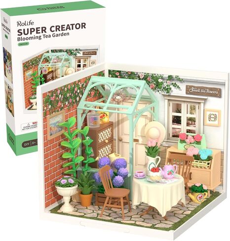 Rolife Super Creator-DIY Plastic Miniature House for Adults, Mini Blocks Model Kit Building Set for Teens 8-12, DIY Crafts/Hobbies/Building Blocks Toys for Teens&Adults (Pop Bubble Bathroom) in Kuwait