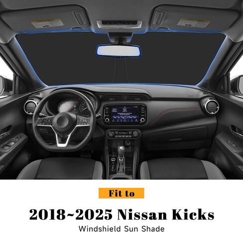 Car Windshield Sun Shade for Ford 2013-2019 Escape Assectories (OEM Design) عزل عزل عزل قابلة للطي Sunshade للحماية النهائية in Kuwait