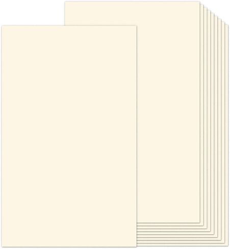 Legal Size Cardstock 8.5x14 White, Goefun Card Stock 110lb Premium Heavy Cardstock Paper 100 Sheets, Thick Printer Paper for Arts and Crafts, Posters, Brochures, Menus, Cards, Covers in Kuwait