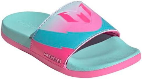 Adidas للجنسين والطفل Adilette Comfort Messi Slide Sandal in Kuwait