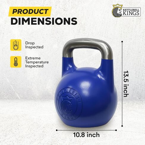 Kettlebell Kings | Competition Kettlebell Weights (8-48 KG) For Women & Men | Designed For Comfort in High Repetition Workouts | Superior Balance For Better Workouts in Kuwait