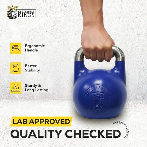 Kettlebell Kings | Competition Kettlebell Weights (8-48 KG) For Women & Men | Designed For Comfort in High Repetition Workouts | Superior Balance For Better Workouts in Kuwait