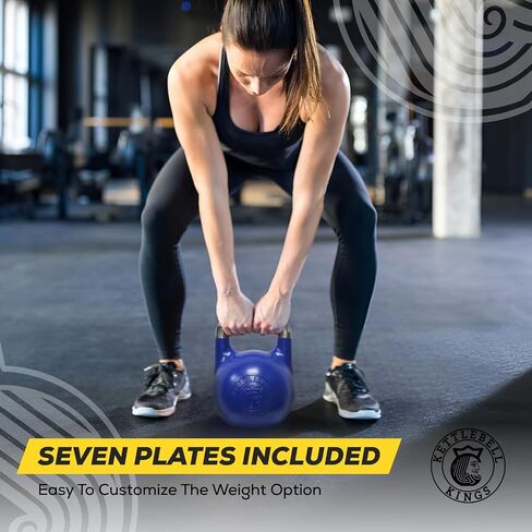 Kettlebell Kings | Competition Kettlebell Weights (8-48 KG) For Women & Men | Designed For Comfort in High Repetition Workouts | Superior Balance For Better Workouts in Kuwait