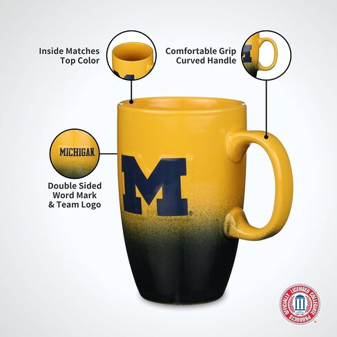 The Memory Company | Licensed NCAA 22oz Ombre Sculpt Tall Mug in Kuwait