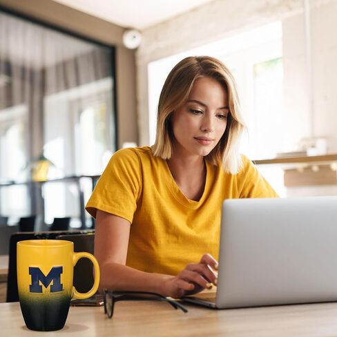 The Memory Company | Licensed NCAA 22oz Ombre Sculpt Tall Mug in Kuwait