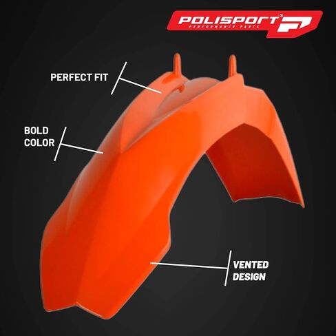 Polisport Motocross (MX) Replica Plastic Kit for KTM SX 85 (2006-12) – OEM Quality, Durable, Flexible & Perfect Fit – Orange in Kuwait
