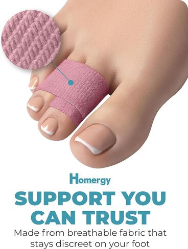 Homergy Hammer Toe Corrector & Straightener, 4-Pack Toe Tape for Women in Saudi Arabia