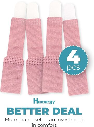 Homergy Hammer Toe Corrector & Straightener, 4-Pack Toe Tape for Women in Saudi Arabia