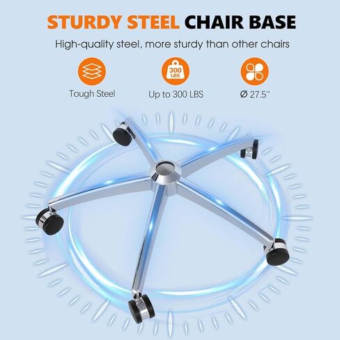 كرسي شبكي مريح للمكتب من GABRYLLY، كرسي مكتب عالي الظهر مع مقعد منزلق، مسند ذراع قابل للتعديل ومسند رأس ثنائي الأبعاد، وظيفة إمالة 4 تروس، كرسي ألعاب كمبيوتر دوار للرجل والمرأة in Kuwait