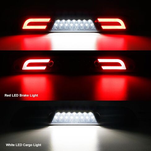 3rd Third Brake Lights Compatible with F150 2015-2020/for F250 F350 F450 2017-2020/for Ranger 2019-2020/for Maverick 2021-2023 Center High Mount Stop LED Light(Smoke Len) in Kuwait