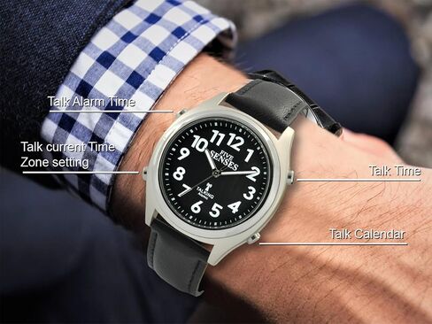 خمسة حواس نتحدث الذرية مشاهدة كبار السن الرجال نساء بصوت عال يتحدثون الصوت المنبه لضعف بصري in Kuwait