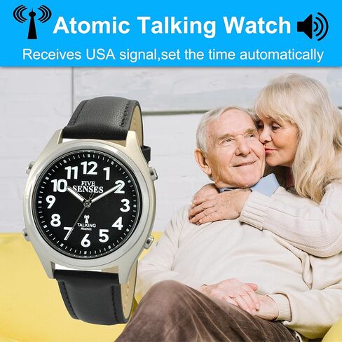 خمسة حواس نتحدث الذرية مشاهدة كبار السن الرجال نساء بصوت عال يتحدثون الصوت المنبه لضعف بصري in Kuwait