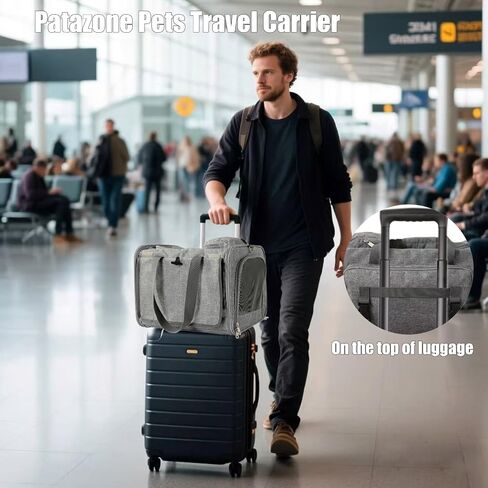 Pet Carrier Large Medium Cat Bag,Soft Sided Pet Carrier for Puppy,Small Dog Carriers Carriers for Pet Sun Curtian Privacy Protection Travel Bag with Large Pocket in Saudi Arabia
